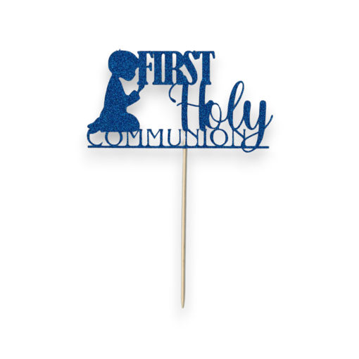 Picture of FIRST COMMUNION BOY CAKE TOPPER